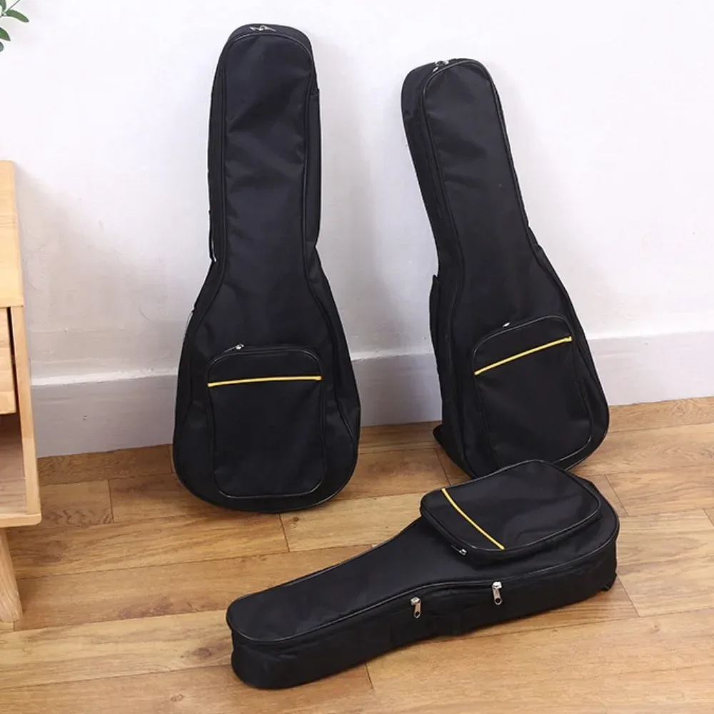 sac à dos pour ukulélé 21/23/26 pouces, double bretelles, mini sac de guitare rembourré en éponge, tissu oxford avec poignée, sac pour instruments