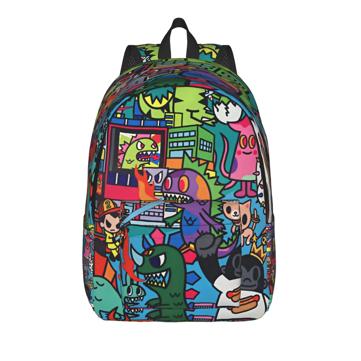 sac à dos tokidokii pour fille, sacs à dos de sport en polyester, sacs à dos souples et amusants pour le lycée