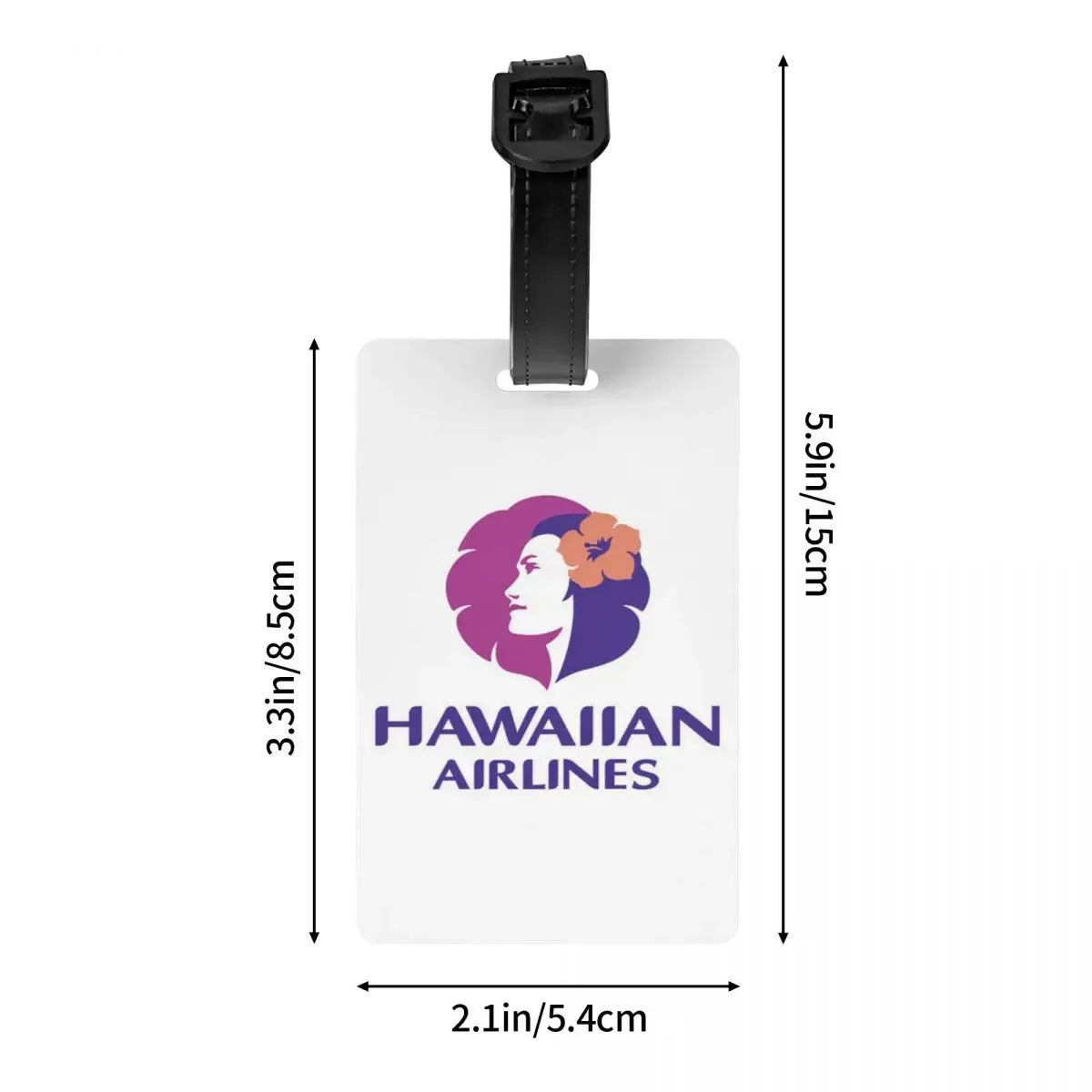 hawaiian airlines herc travel fin de la promotion d'été du sud : étiquettes de bagage, porte-étiquettes d'identification pour valises et bagages de voyage