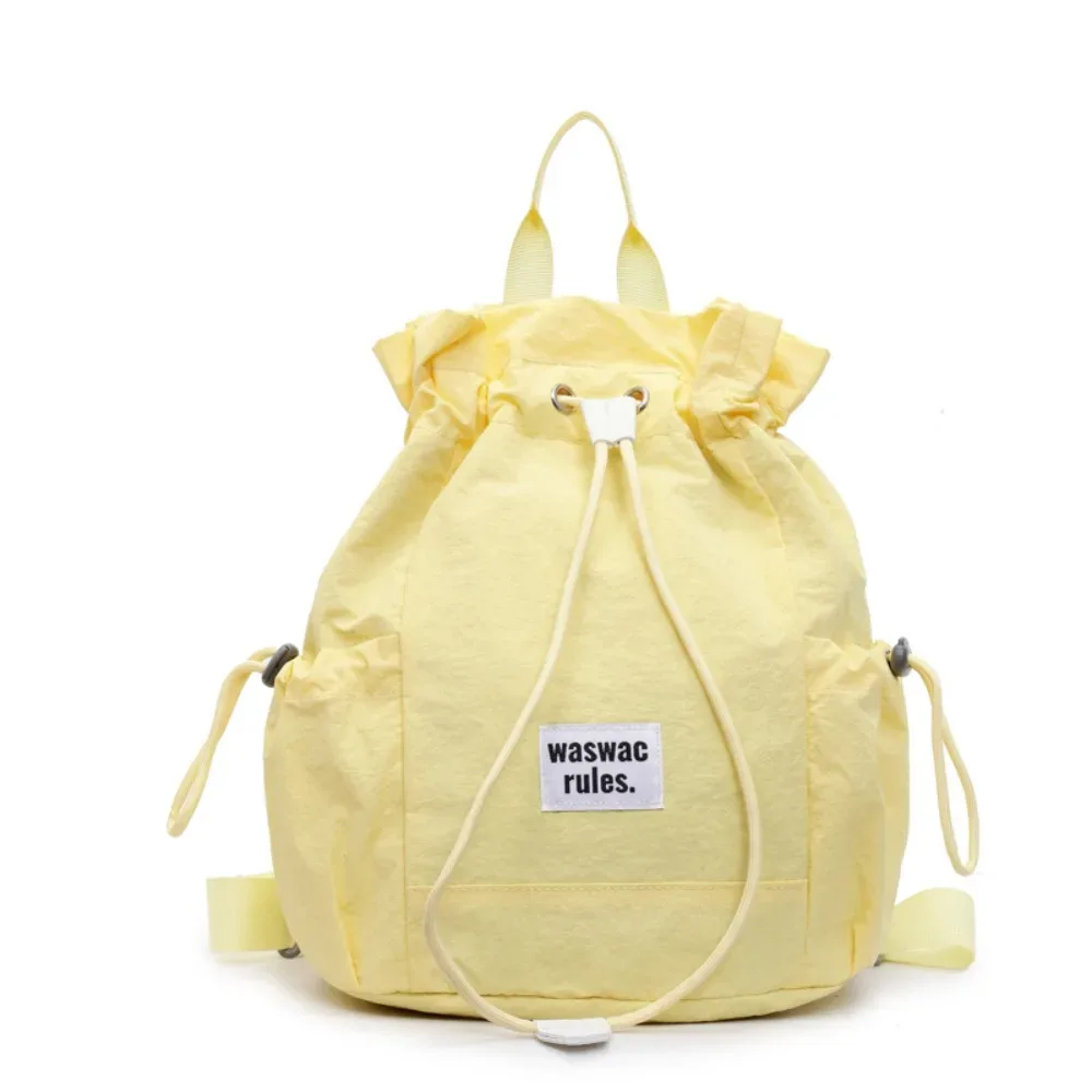 sac à dos de rangement de raquette de sport de grande capacité, sac à bandoulière léger de couleur unie pour fitness, sac de fitness à cordon en nylon pour badminton