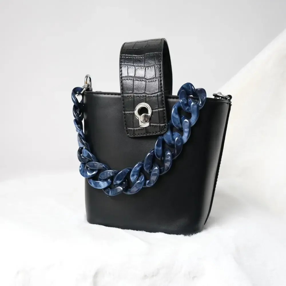 chaînes de sac en résine acrylique de luxe pour accessoires de sacs à main, ceintures, chaînes de sac à bandoulière et sangles de sac à main