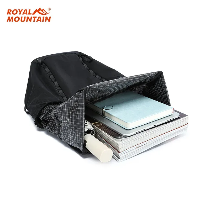 sac à dos pliable léger royal mountain, 20l, idéal pour la randonnée, sac à dos de jour, tissu uhmwpe