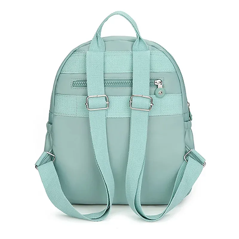 sac à dos japonais décontracté pour femmes, mini sac à dos de banlieue, ultra-léger, étanche, sac de voyage, couleur unie, sac à deux épaules