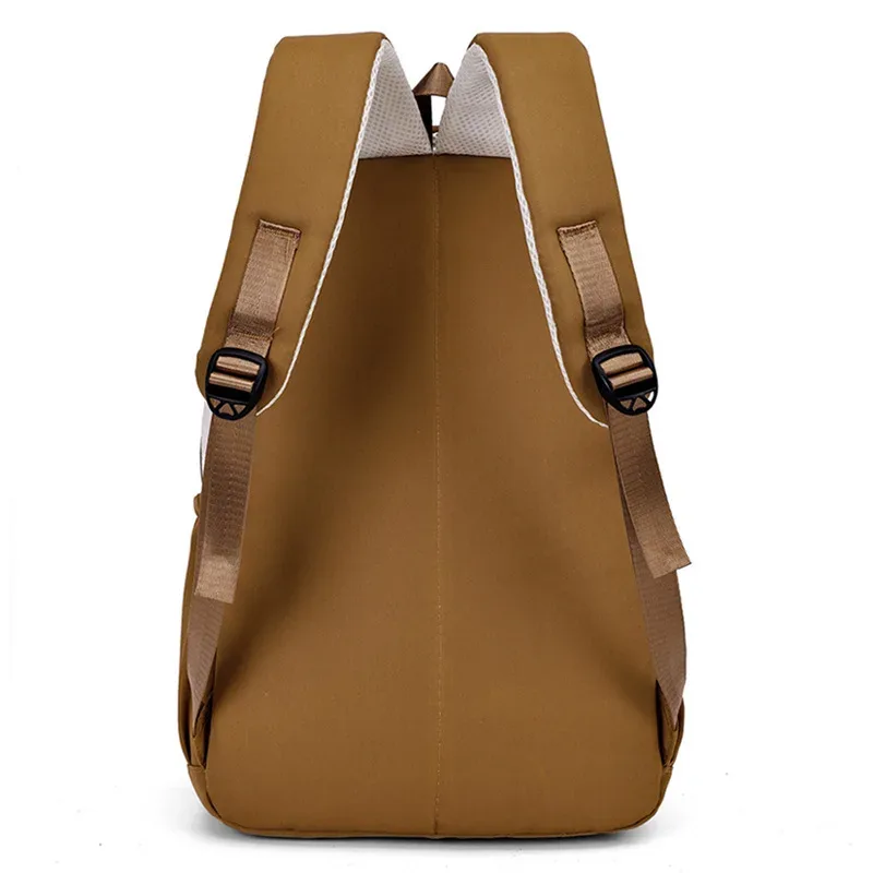sac à dos unisexe de grande capacité pour étudiants, simple, pour ordinateur portable, en nylon, épais, double épaule, nouvelle collection 2026