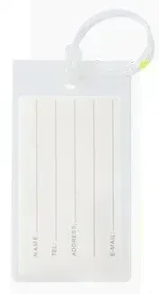 porte-étiquette de bagage coloré structurels ent en pvc, porte-carte d'embarquement, étiquette de voyage, couverture de carte d'avion, étiquettes volantes anti-perte