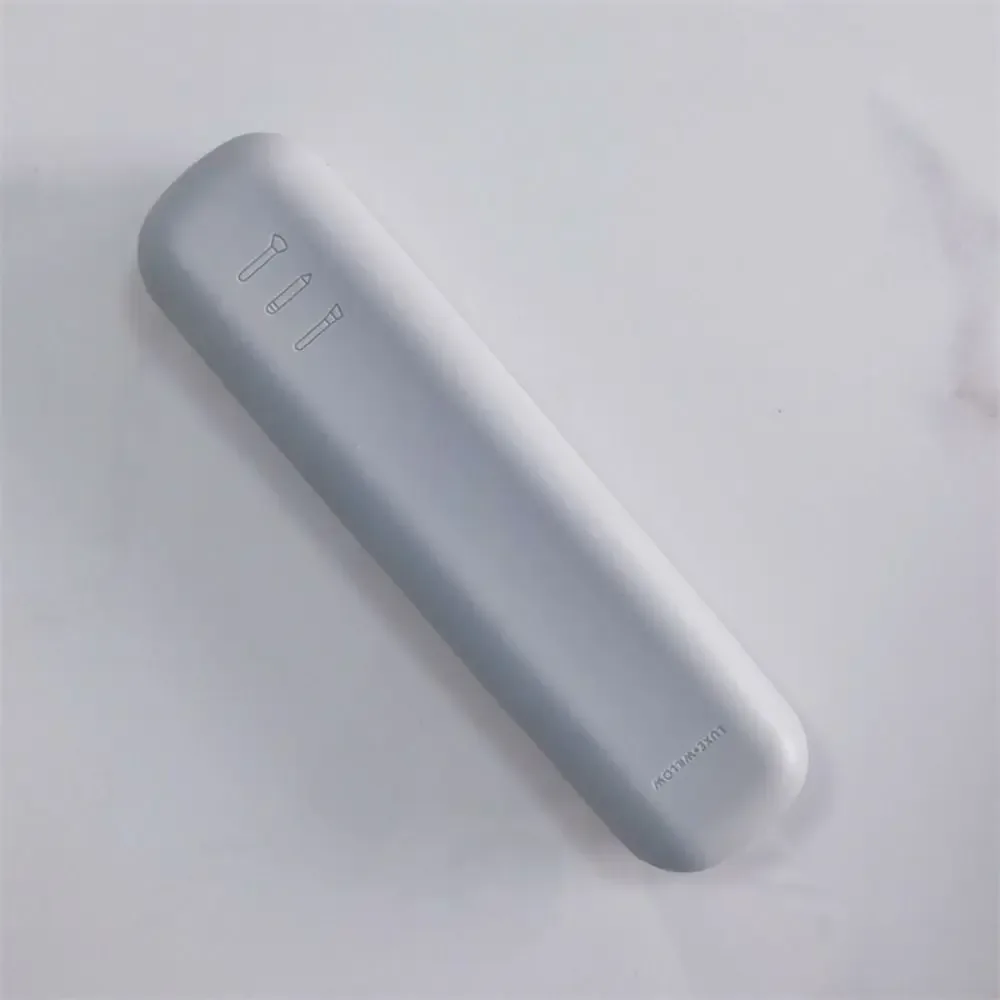 pochette en silicone pour pinceaux de maquillage avec fermeture éclair, outil de rangement pour maquillage, sac de maquillage grande capacité, sac de rangement pour pinceaux de maquillage