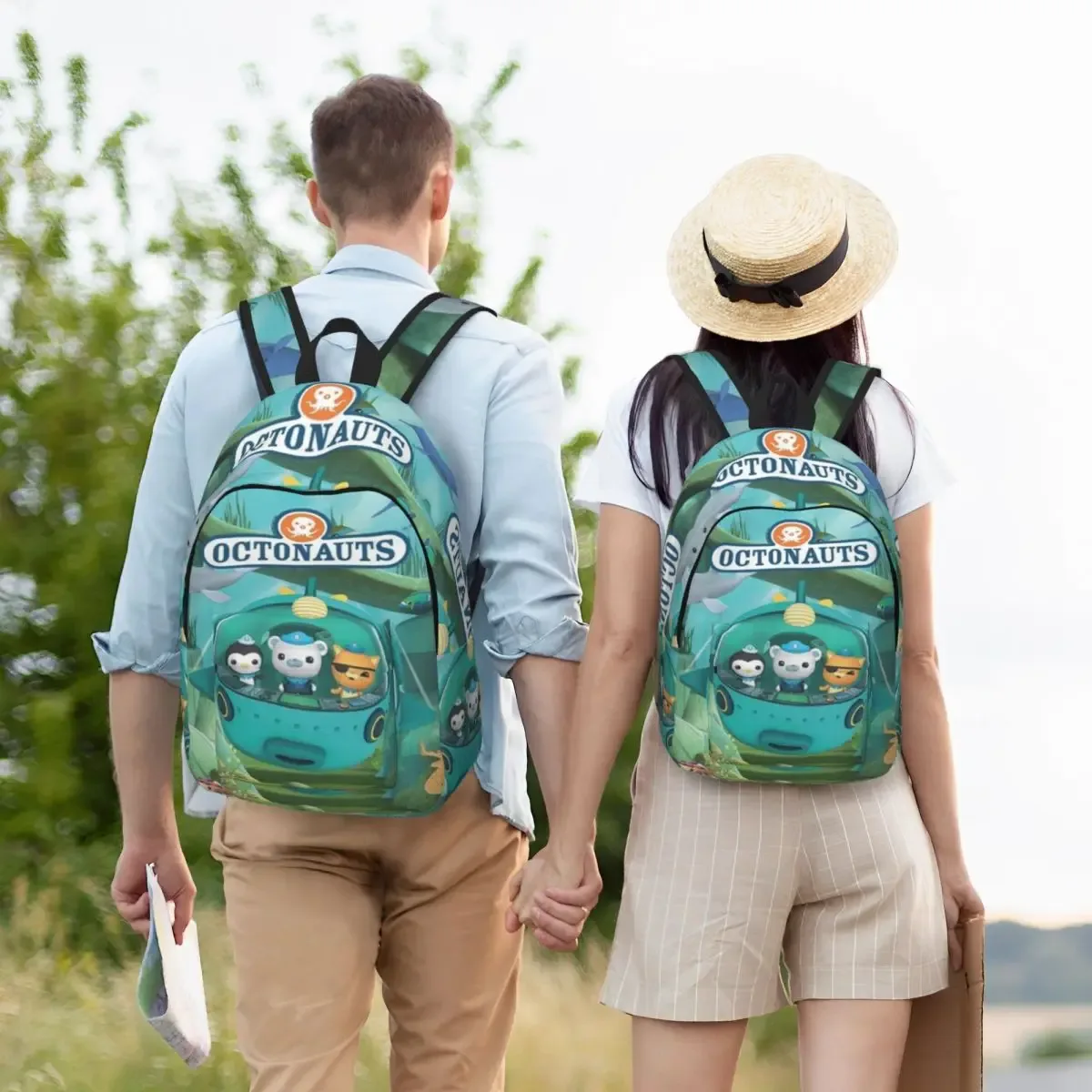 sac à dos octonauts pour hommes et femmes, sac à bandoulière tendance pour étudiants et professionnels