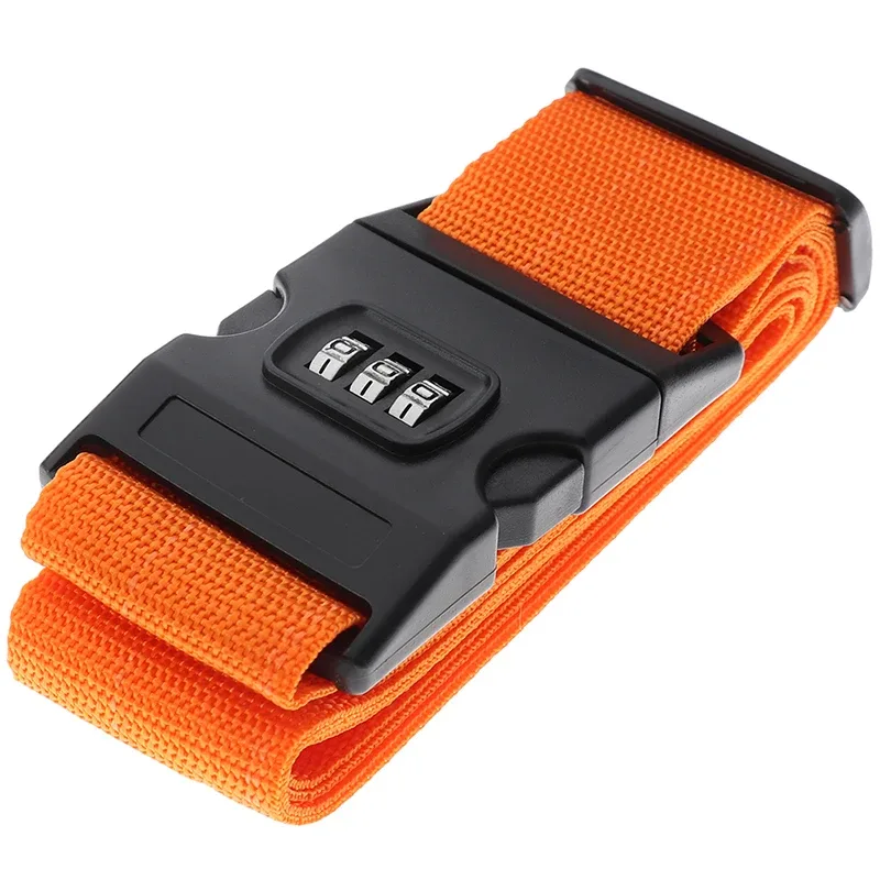 sangle d'emballage en nylon durable pour bagages de voyage, serrure sécurisée pour valise, ceinture, 1pc