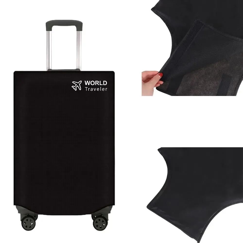 Housse de protection pour bagages en tissu Non tissé, boîtier de chariot, rouleaux résistants à l'usure, housse de protection anti-rayures pour bagages