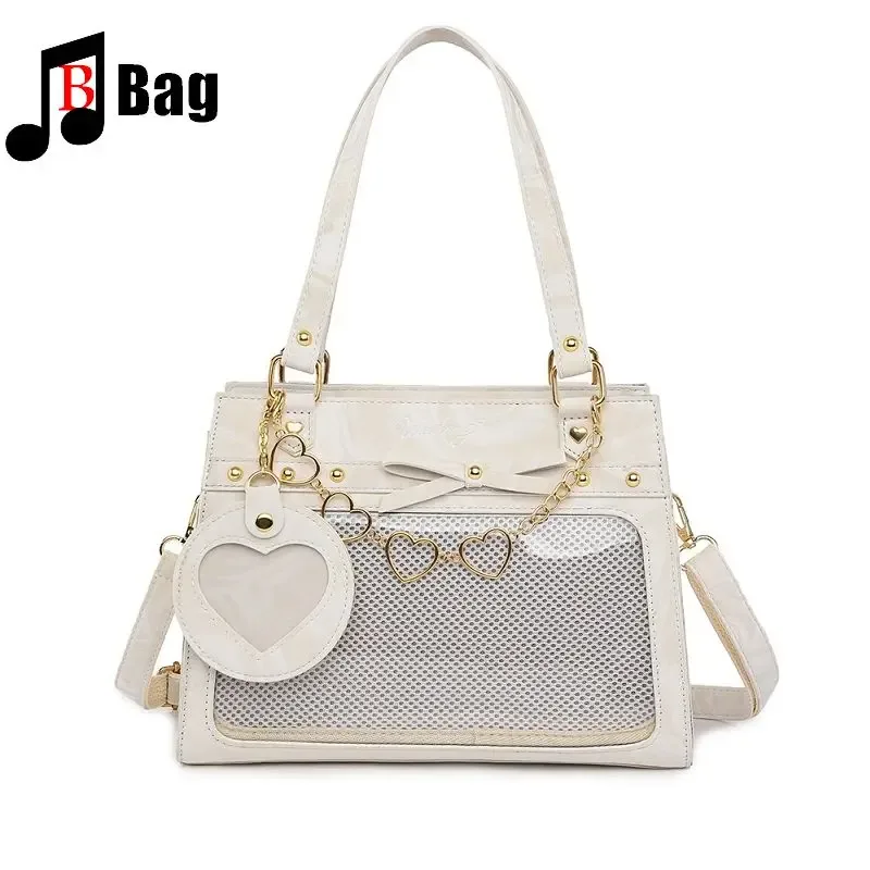 sac d'uniforme de cosplay japonais lolita jk pour femmes, magnifique sac à bandoulière, sac à bandoulière portable, sacs ita pour sous-culture