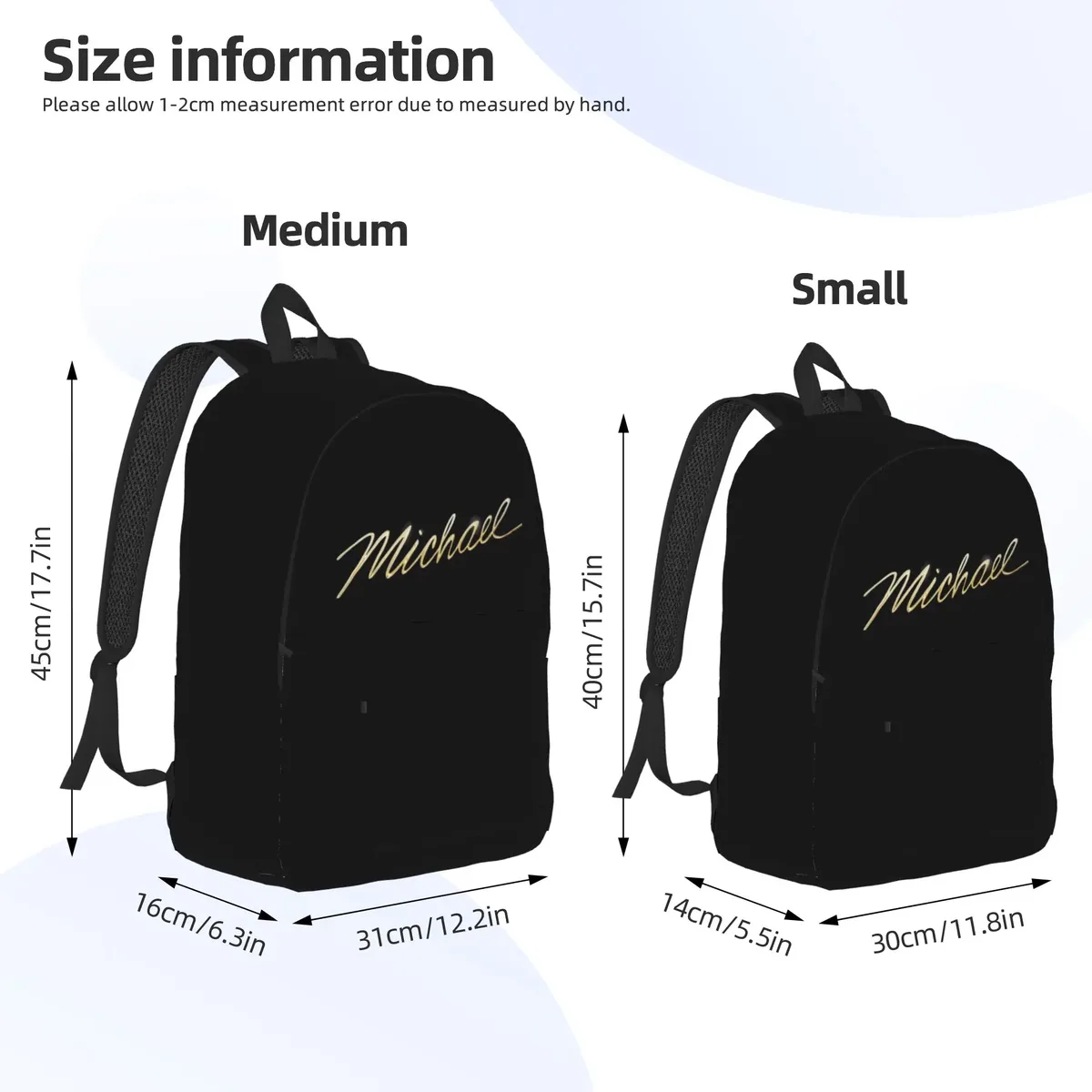 sac à dos décontracté michael jacksons musical movie 2026 avec poche, sac à dos de travail pour étudiants, sac à dos de jour pour hommes et femmes, sacs en toile pour ordinateur portable