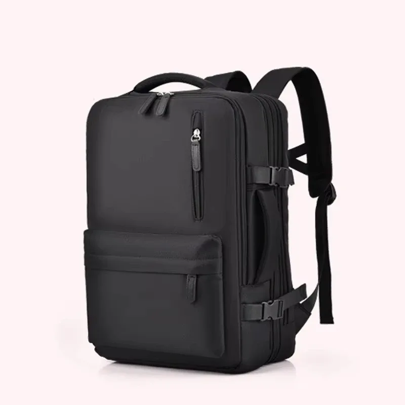 sac dos nylon beige clair poignées souple compartiments organisation voyage femmes usage courte séjour escapade