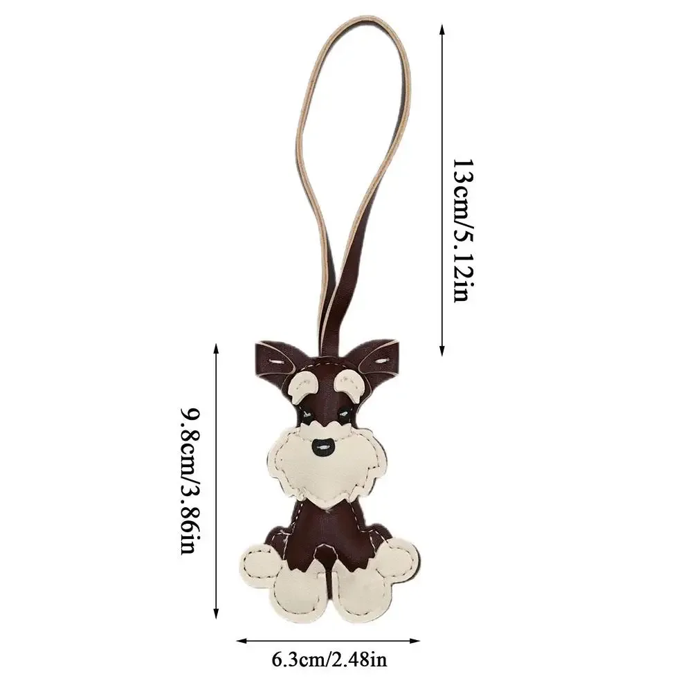 mini ours porte-clés en cuir pu animaux, ornement suspendu, sac à dos, breloque de sac à main, cadeau pour hommes et femmes, breloques de sac coréen y2k