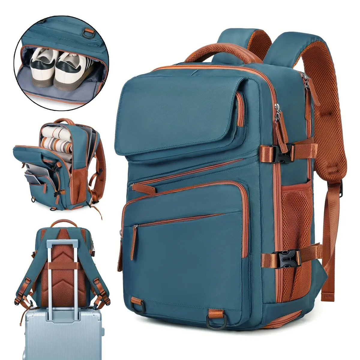sac à dos d'affaires pour hommes et femmes, sac à dos extensible de grande capacité, sac à dos pour ordinateur, sac à dos, sac de voyage