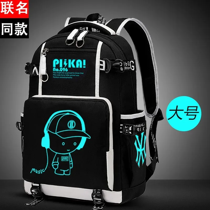 sac à dos lumineux imperméable, sac à dos décontracté léger, motif personnalisé, sac à dos tendance pour jeunes