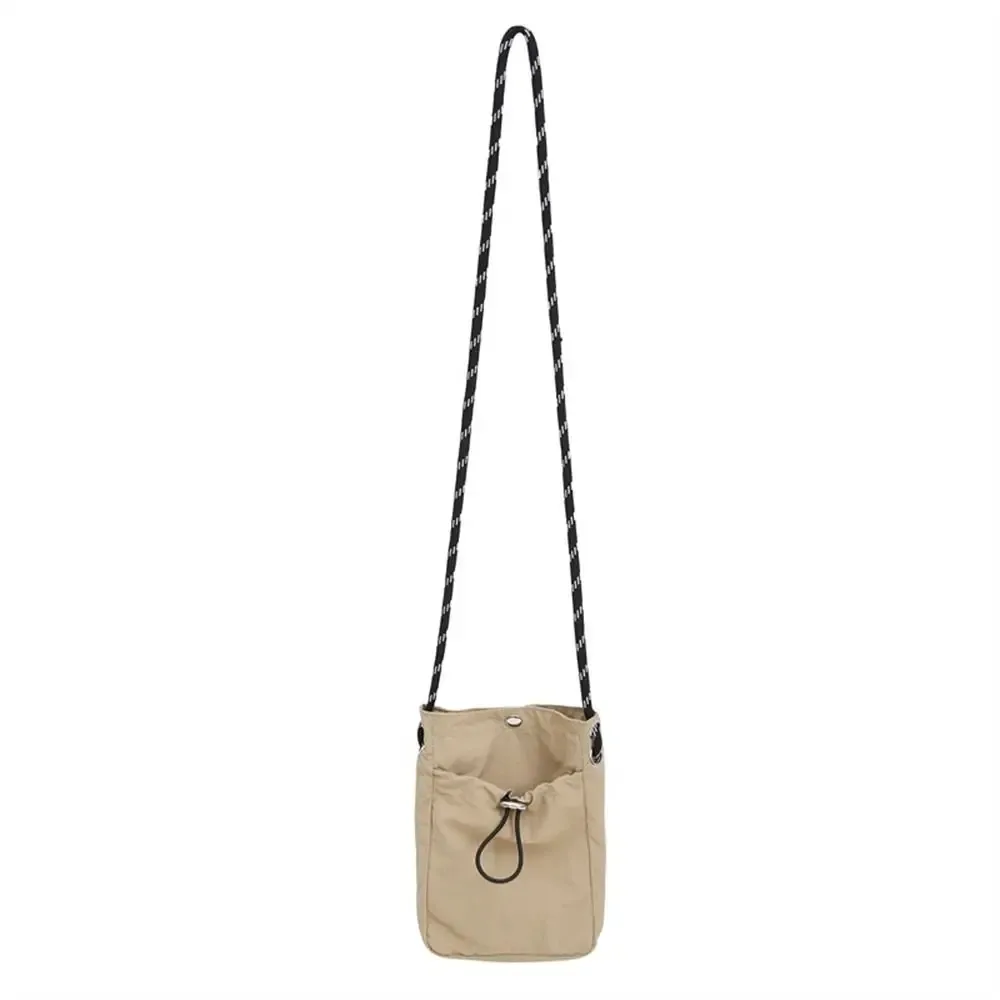 sacs à bandoulière en toile tendance, couleur unie, style minimaliste, sac pour téléphone, sac messager léger pour l'extérieur