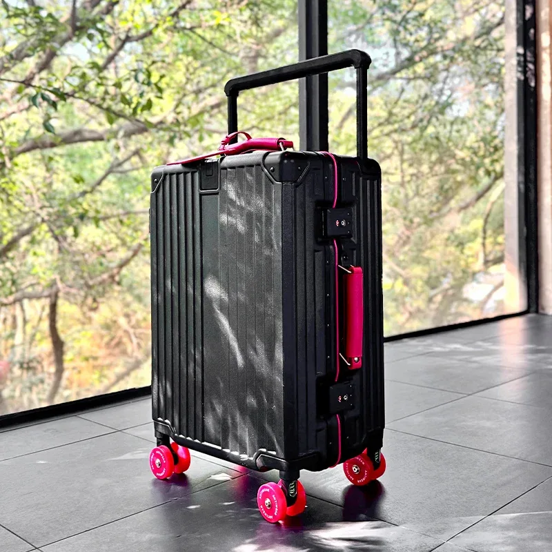 bagage à poignée télescopique à tube large pour femmes, valise à main de 20 pouces, nouveau style 2025, 2025