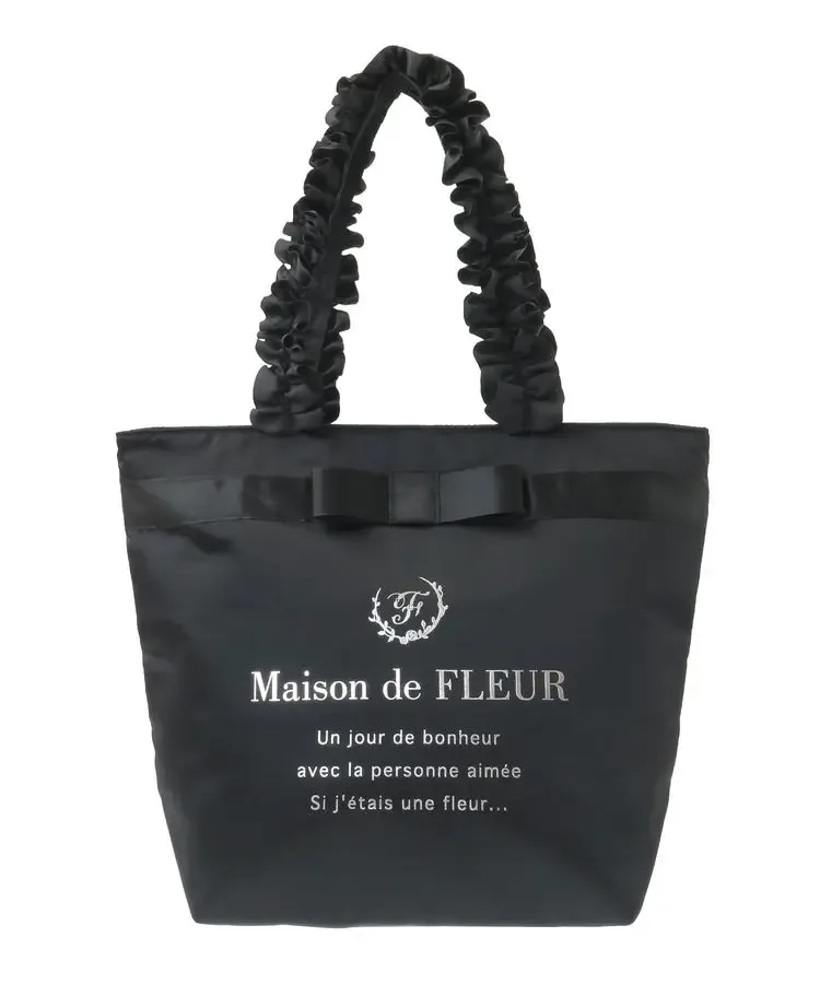 style japonais nouvelle lettre satin mignon nœud lolita portable sac fourre-tout femmes déplacements polyvalent plissé doux unique sac à bandoulière