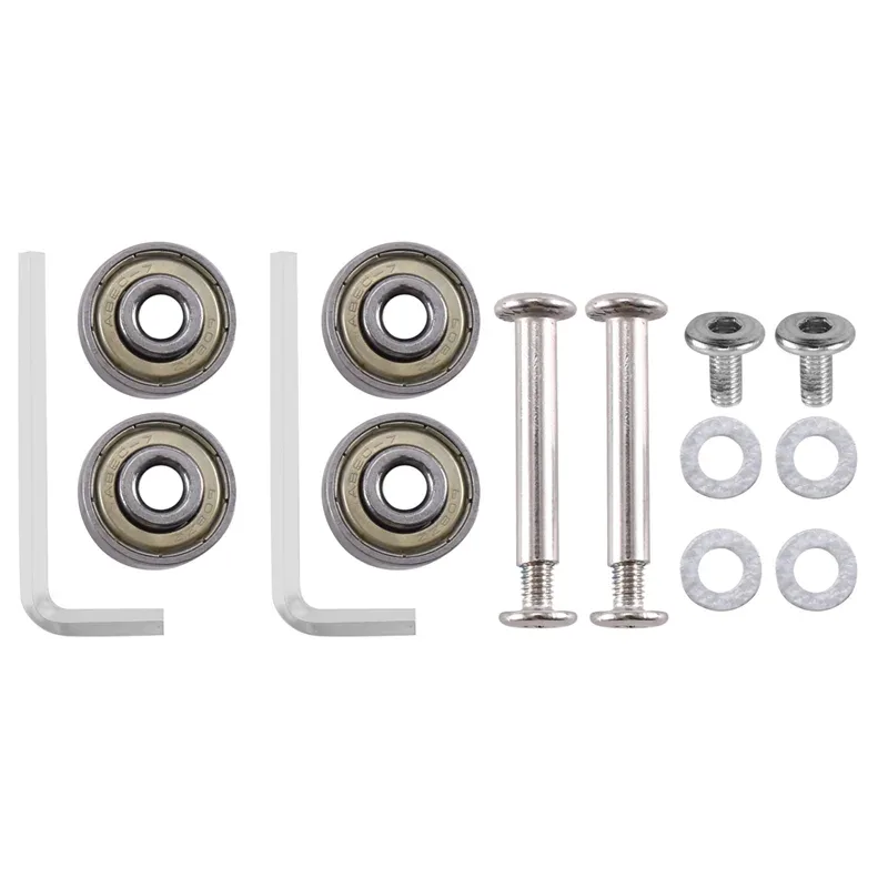 roues remplacement polyuréthane haute qualité acier carboné noir 80x24mm abaqrus valise skateboarding accessoire voyage