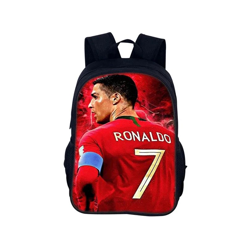 ronaldo sacs à dos étudiant football étoile sacs d'école enfants sport de plein air voyage cr sac à dos cadeau