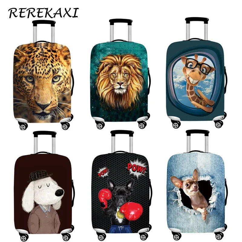 housse de protection élastique pour bagages, housse de protection contre la poussière, étui de coffre pour chariot de 18 à 32 pouces, accessoires de voyage