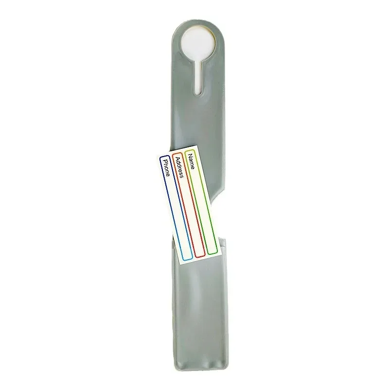 étiquettes de bagage en pvc pour avion, carte d'embarquement, étiquettes de valise anti-perte, étiquette de bagage, nom, identification, adresse, accessoires de voyage