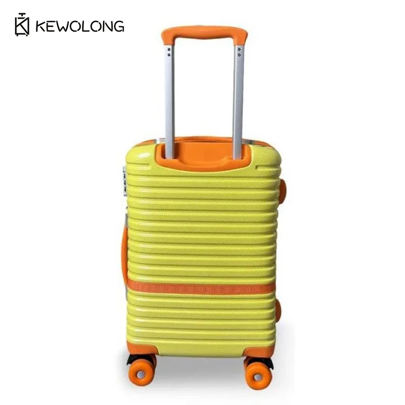 nouvelle valise spinner aux couleurs vives 20/25/29 pouces, bagage rigide grande capacité avec serrure tsa et 4 roues silencieuses