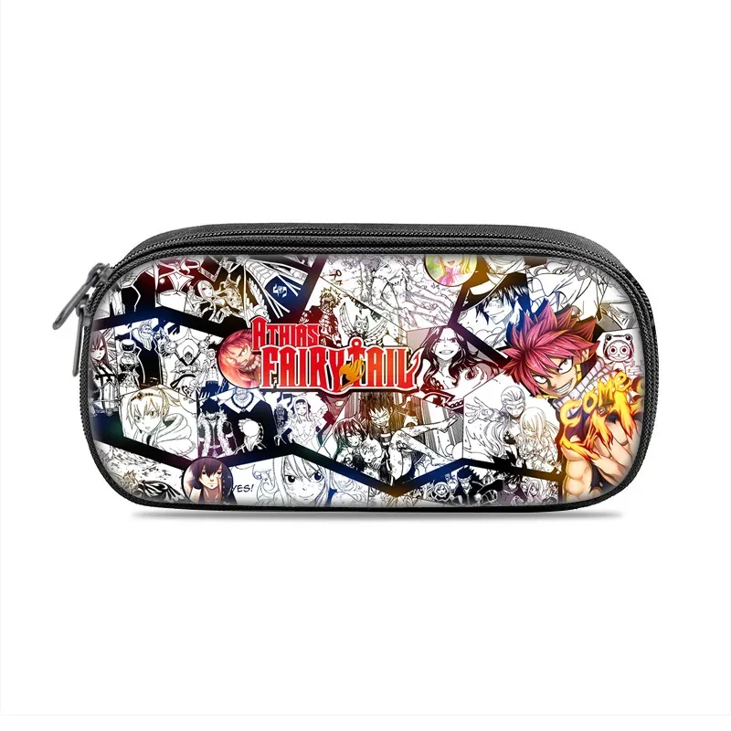 FAIRY TAIL – trousse à stylos imprimée de dessins animés, pour étudiants, garçons et filles, nouvelle collection légère, petite, grande capacité, polyvalente