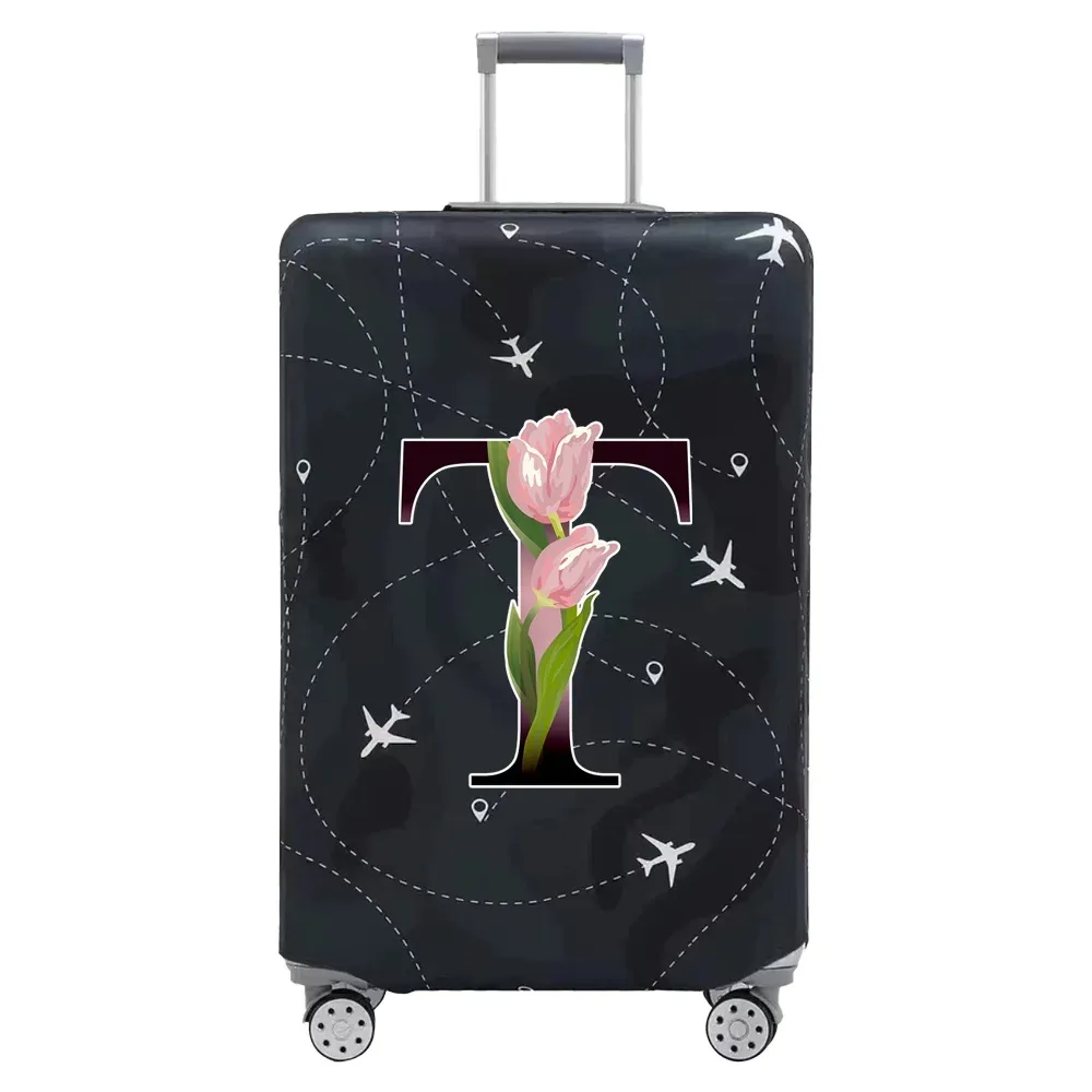 housse de protection pour bagages, accessoires de voyage, anti-poussière et résistante à l'usure, série letter, 18-32 pouces