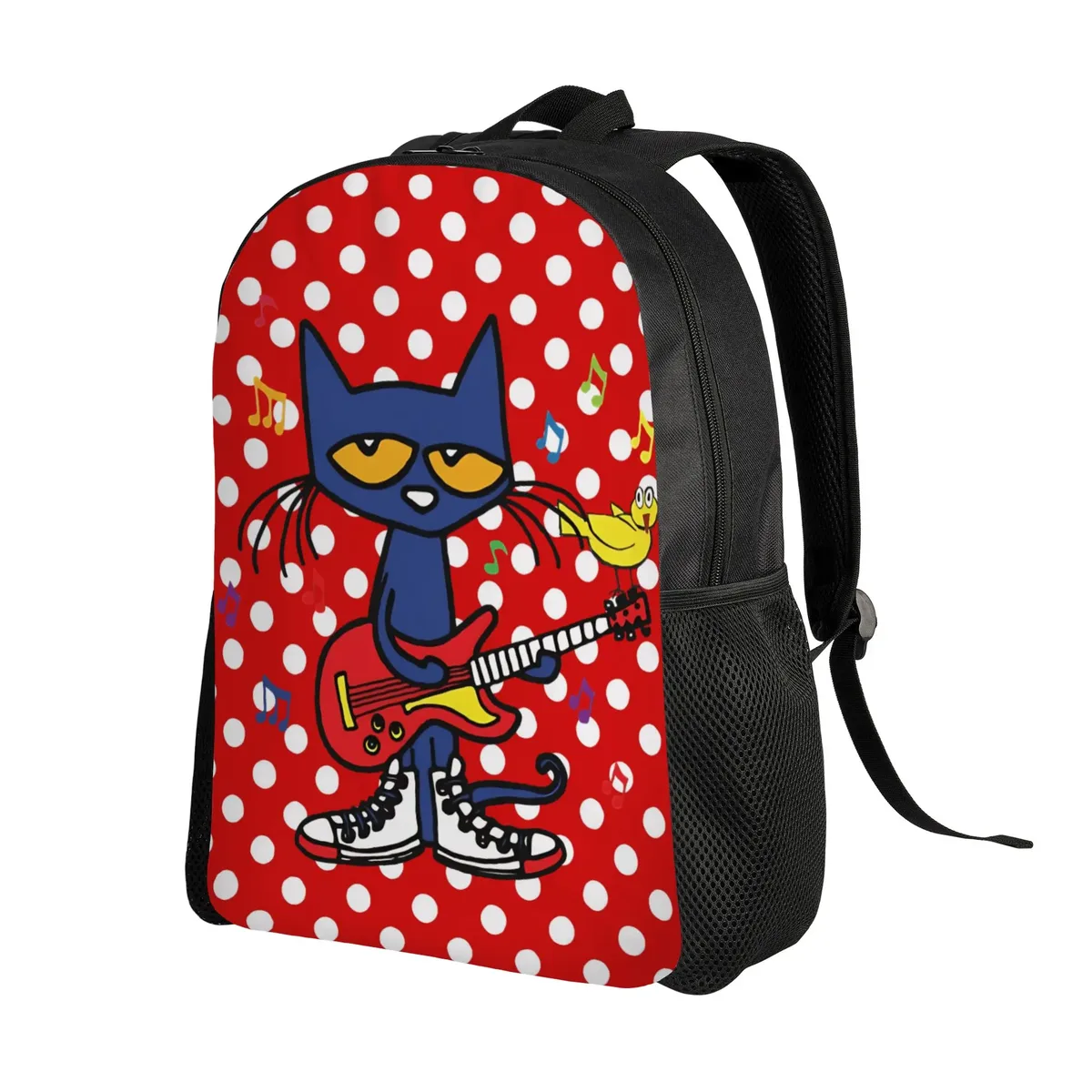 Sac à dos classique Petes Cartoon Cats, cadeau idéal pour le lycée, les affaires, sac à dos mignon pour hommes et femmes, sacs en toile pour l'université.