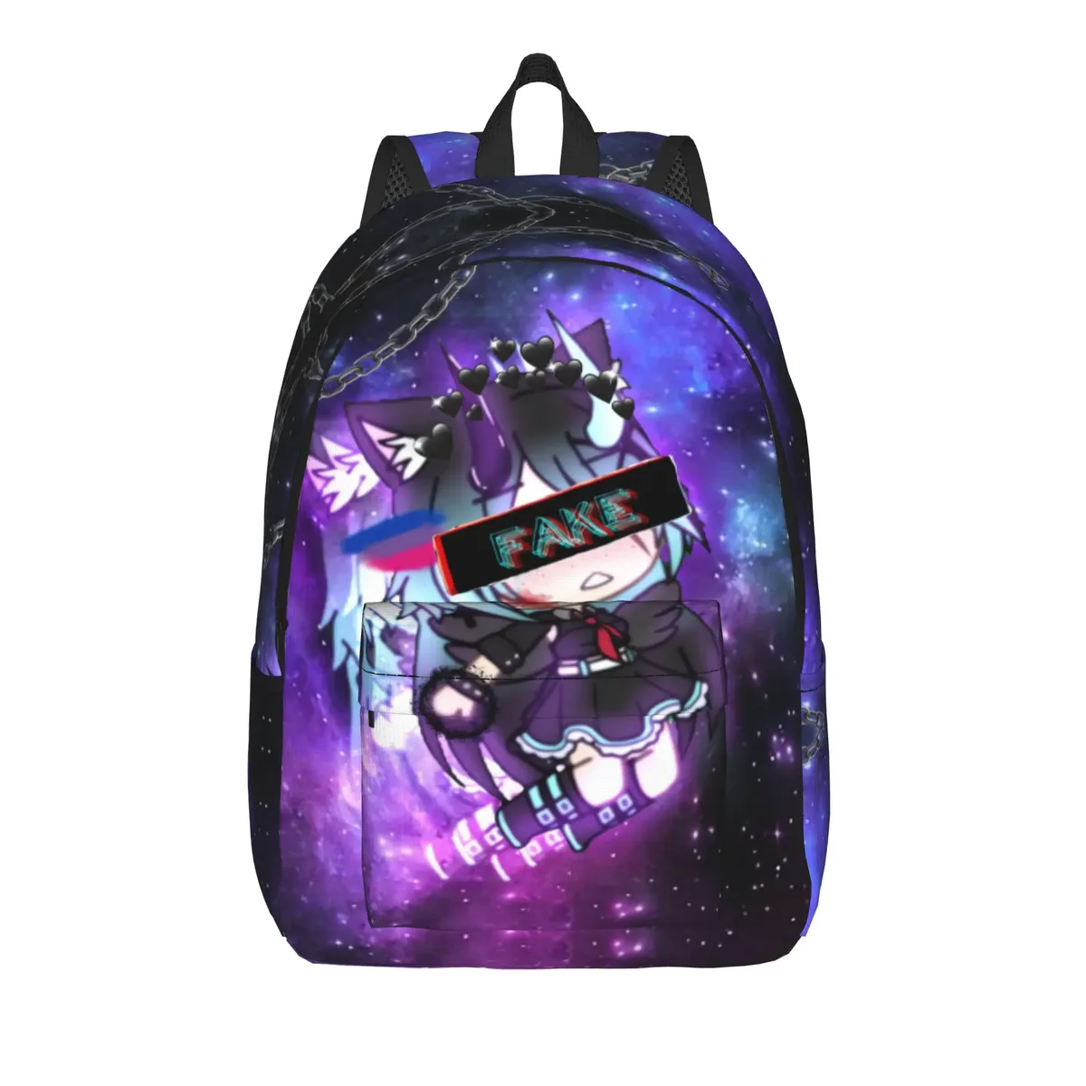 sac à dos gacha life pour jeunes, sac à dos tendance, sacs à dos respirants pour adolescents, sacs à dos pour le lycée, sac à dos personnalisé