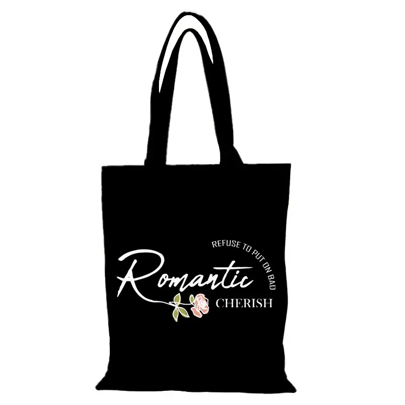 sac personnalisé rose sacs à main mode sacs en tissu le sac fourre-tout sac à main femme eco shopper shopping toile épaule dame pliant