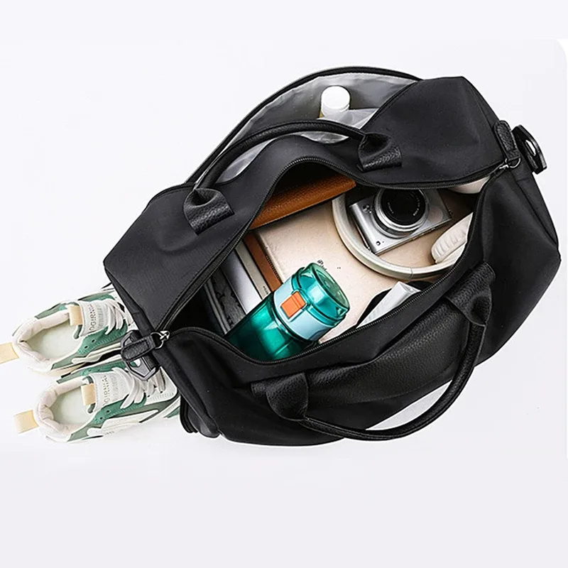 sac de voyage en toile grande capacité personnalisable avec nom, sac de rangement pour voyage d'affaires, sac bandoulière personnalisé, sac fourre-tout pour bagages