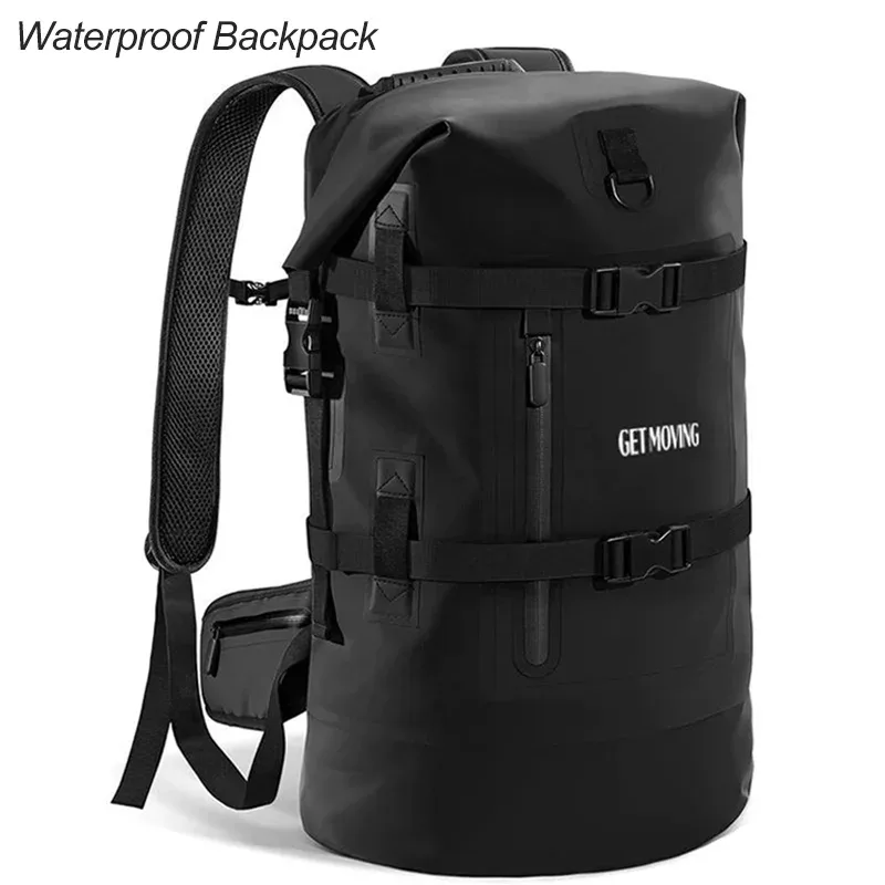 sac à dos imperméable d'extérieur 40l, résistant à l'usure, grande capacité, sac pour ordinateur portable, sac à dos de voyage décontracté, sac à dos d'escalade