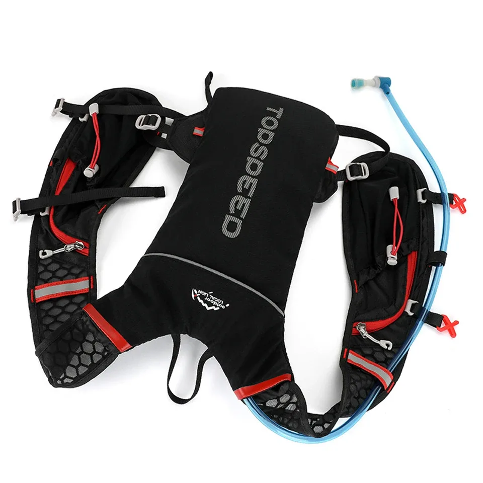 sac à dos d'hydratation pour course à pied 5l, sac de course ultra léger pour marathon, sac à dos de vélo, option gourde souple 500ml