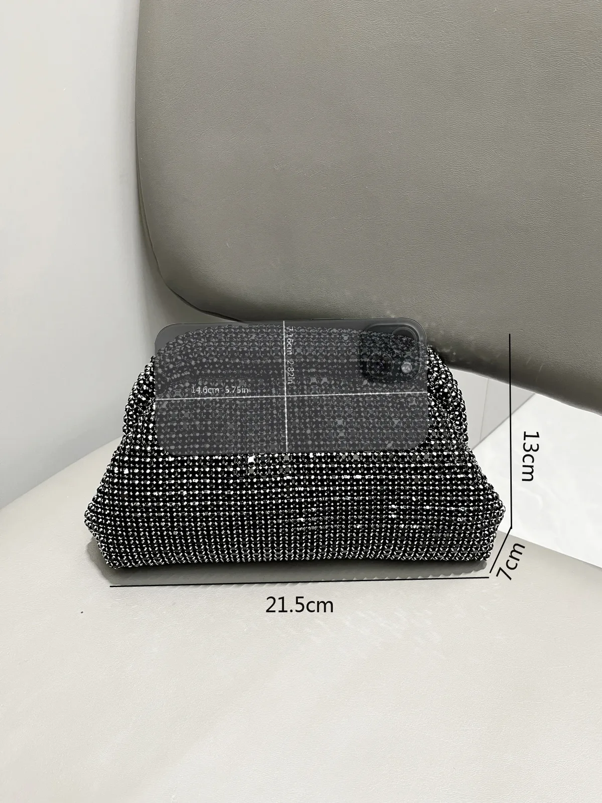 pochette de luxe en strass pour femmes, sac à poignée, sac à bandoulière, sac de soirée, sac de banquet