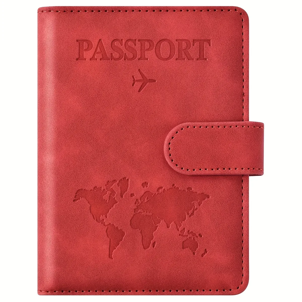 porte-passeport, couverture de passeport avec emplacement pour cartes de crédit et emplacement pour carte d'embarquement, étui portefeuille pour passeport, indispensable pour les voyages
