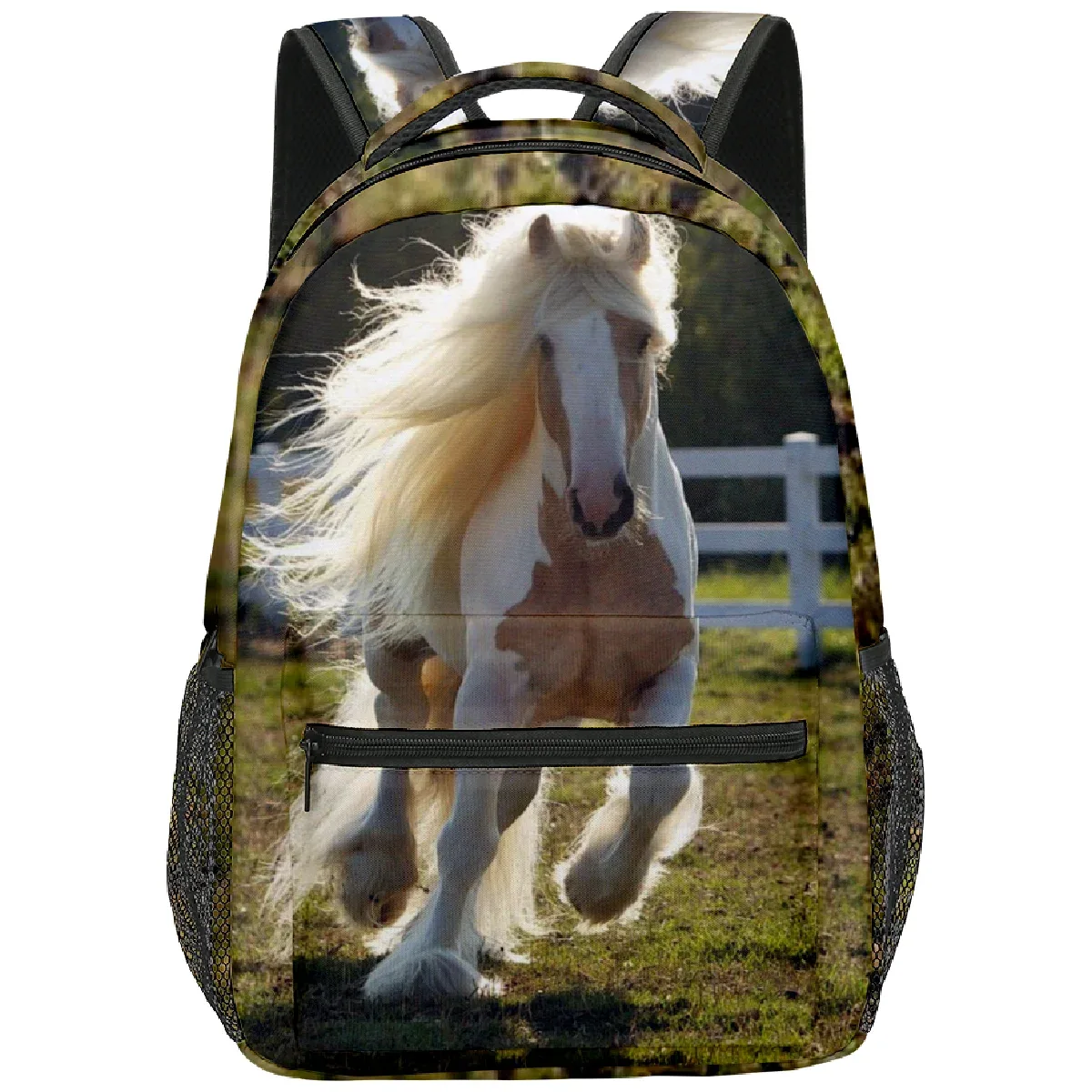 sac dos oxford université cheval licorne dessinanime voyage unisexe polyester pocheint penholder bandoulierearcue jacquard