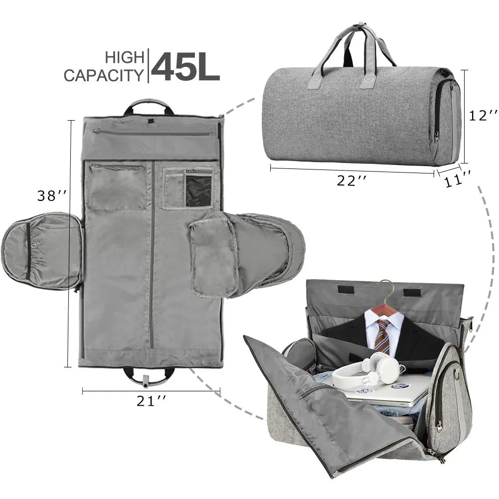 sac de voyage portable de grande capacité pour homme, bagage multifonctionnel, pliable, trempé, à bandoulière, lavage, nouvelle collection