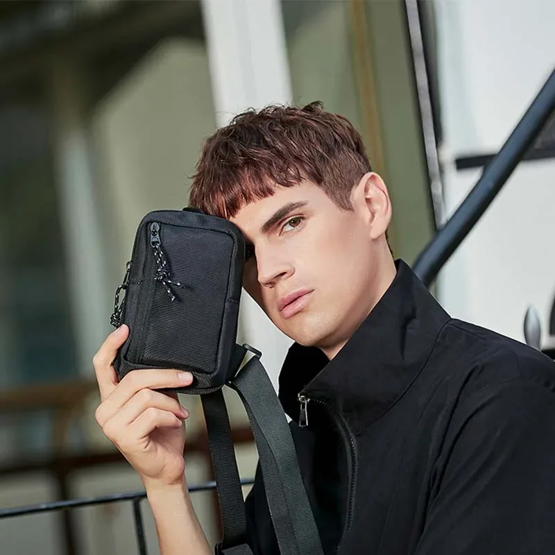 chimbrand-sac à bandoulière alertes onale pour homme, tendance de la rue japonaise, mini sac de poitrine de sport, initié simple