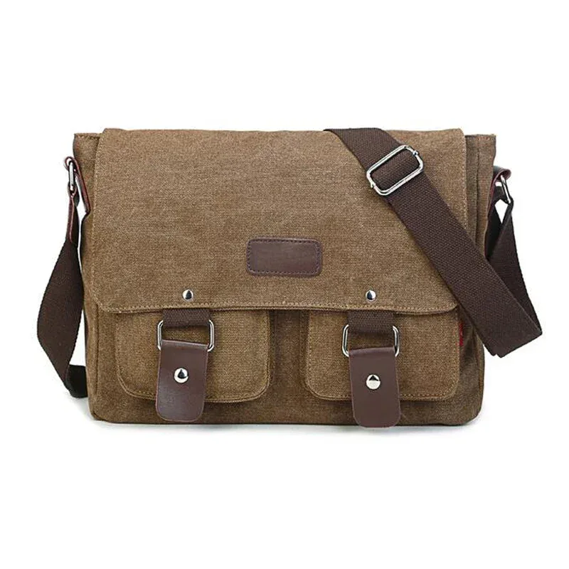 hommes vintage toile sac hommes sac à bandoulière décontracté pour hommes sac de messager homme voyage sacs à bandoulière bolsa masculina