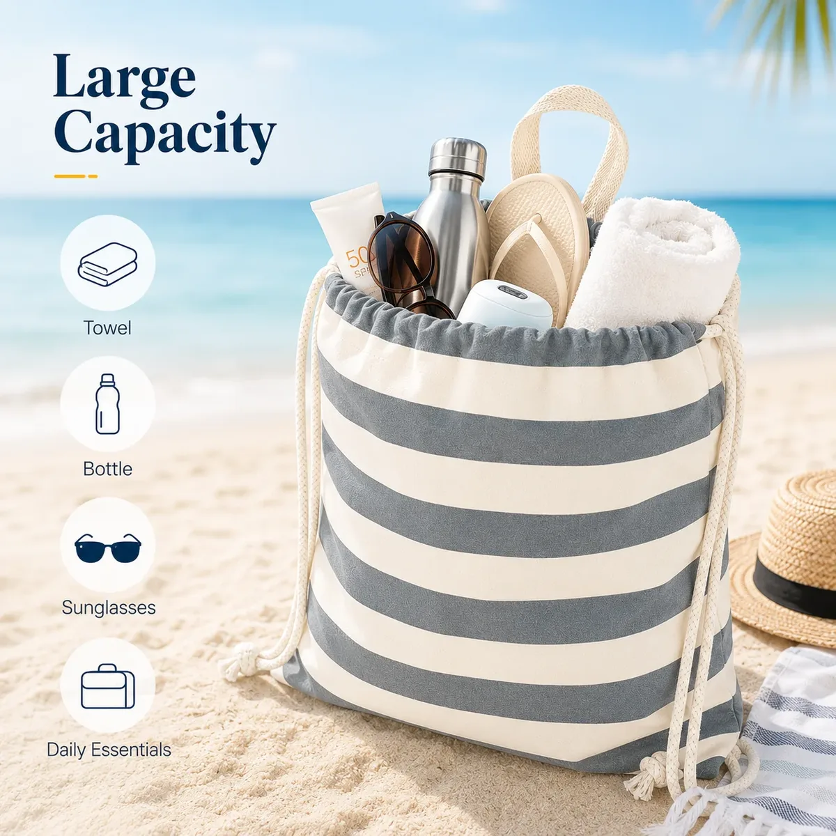 sac de rangement décontracté multi-tailles en coton avec cordon de serrage, pochette cadeau pour mariage, noël, diy, sac anti-poussière pour la maison