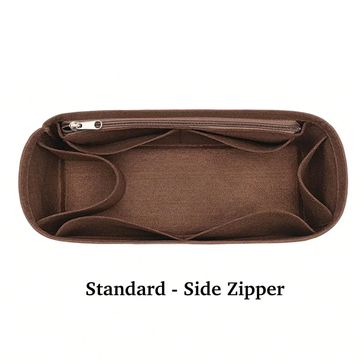 organisateur de sac fourre-tout en feutre, sac de rangement intérieur avec doublure, anti-déformation, insert intérieur multi-poches pour un rangement classifié
