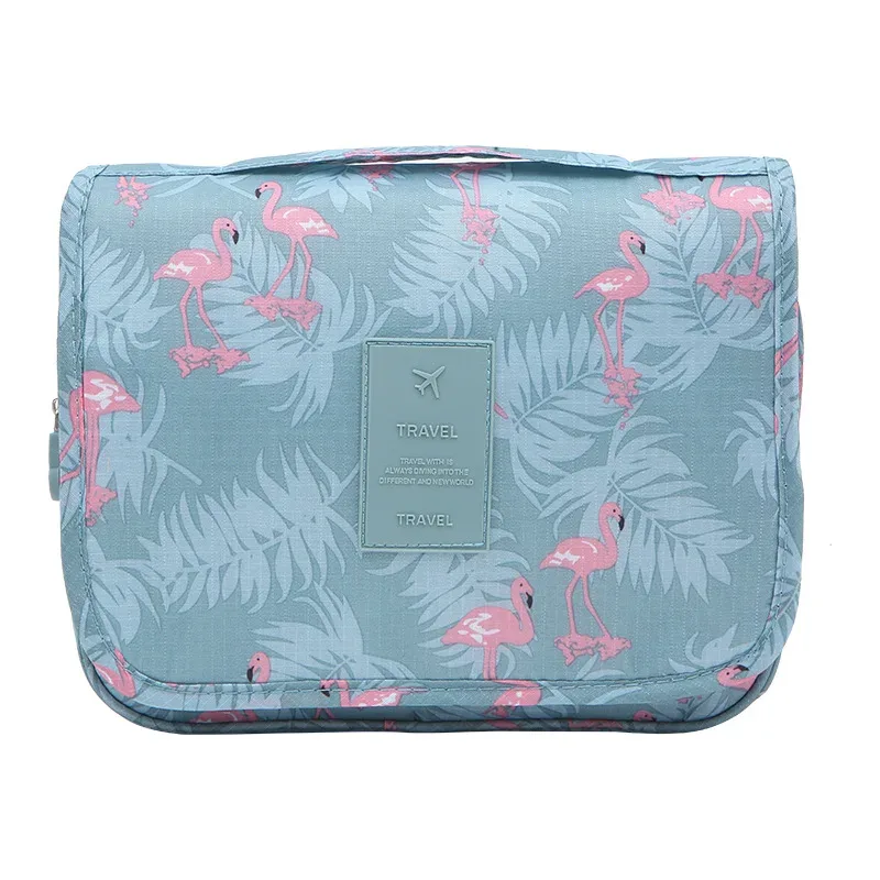 sac de maquillage de haute qualité pour femmes, sac à cosmétiques de voyage, crochet, organisateur de produits de toilette, rangement étanche, sac de lavage suspendu pour salle de bain