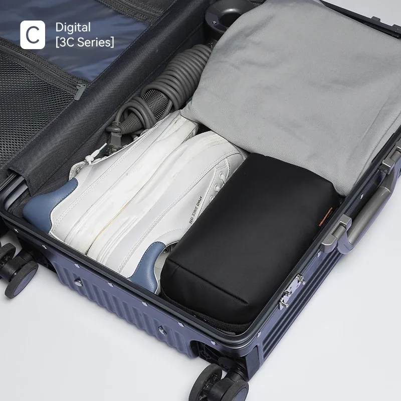 sac organisateur électronique mark ryden en oxford, pochette de rangement numérique 3c, étui portable pour câbles et chargeurs de voyage