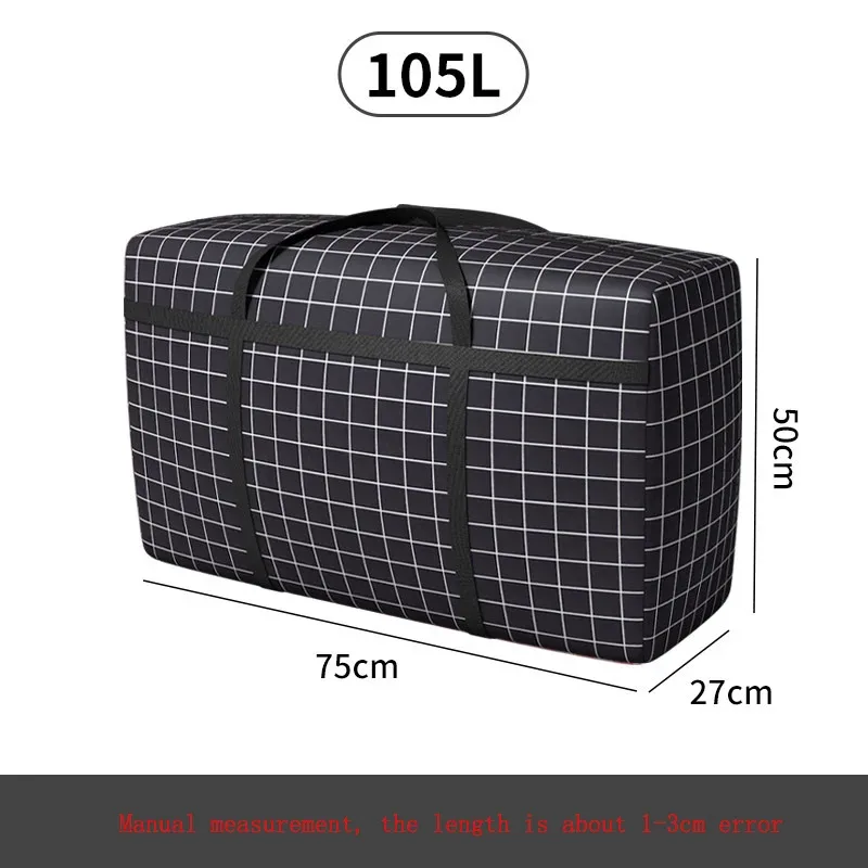 sac à main étanche et pliable, sacs de rangement épais pour vêtements, sac d'emballage mobile de grande capacité, sac de sport portable pour vêtements