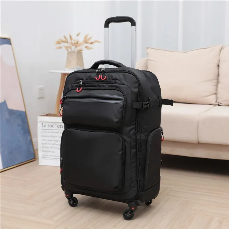 sac à dos étanche oxford à roulettes, valise de voyage à roulettes, sac à bagages d'affaires, 20 po
