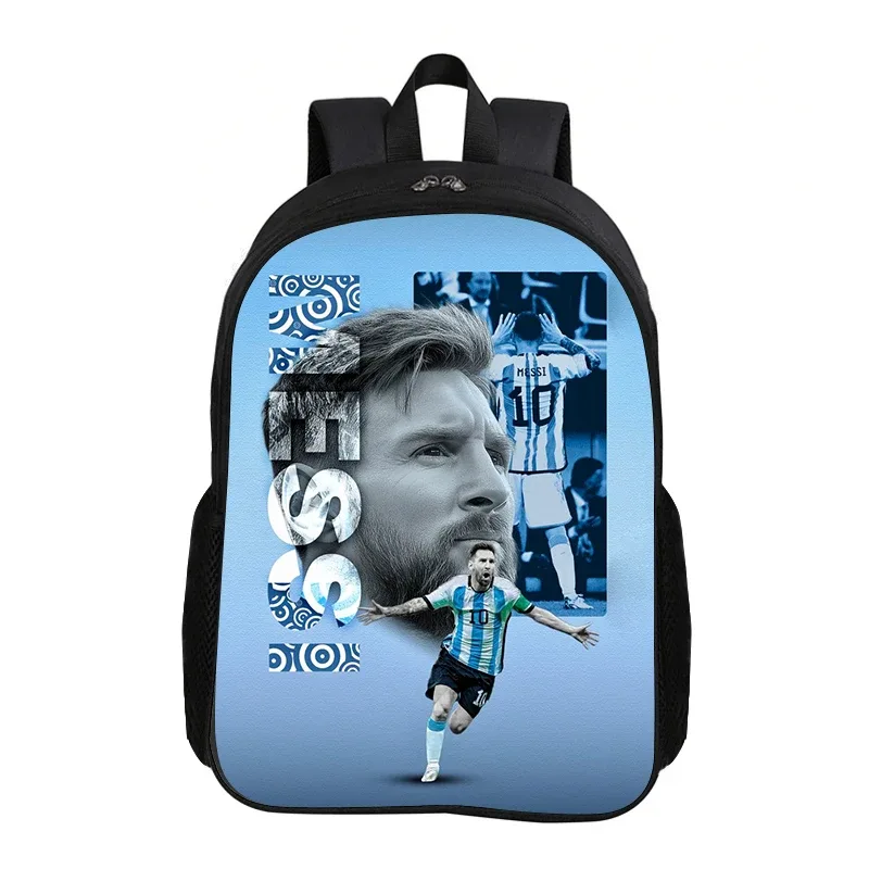 sac à dos m-messi pour l'école et les voyages, sac à dos de sport pour enfant, sac à dos de football pour enfant, sac à dos de star du football, cadeau
