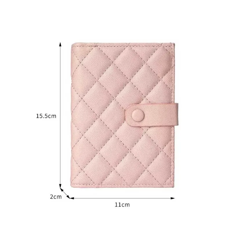 portefeuille de voyage multifonctionnel pour cartes de crédit, joli porte-passeport pour femmes, étui de protection en cuir avec fermoir pour passeport