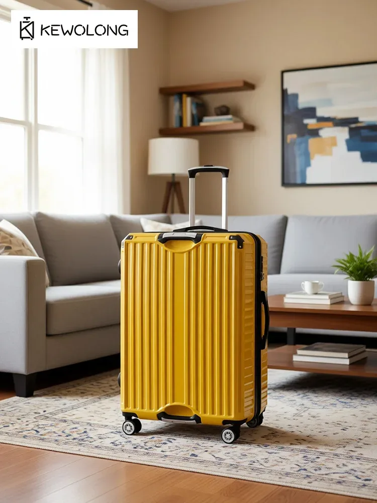 valise à roulettes 20/24/28 pouces, bagage cabine avec serrure tsa et roulettes à 360° °   valise de voyage rigide et durable avec roulettes